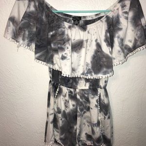 Off the shoulder romper